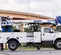 White Elliott 47 ft. Digger Derrick Truck