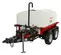 Red and white Multiquip water trailer