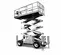 40ft Electric Rough Terrain Scissor Lift