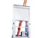 Silver and orange ABATEMENT HEPA Dust Containment Cart