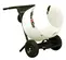 White Multiquip electric concrete mixer