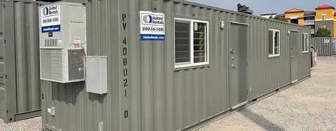Gray Ground Level Office
