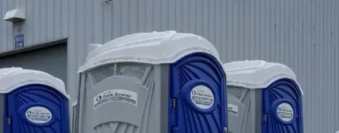 Porta potties blue UR branch