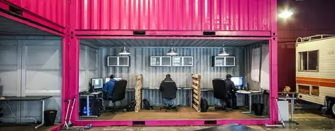 Storage container studio