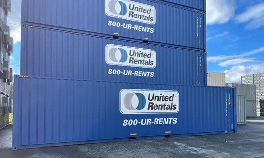 Stacked mobile containers