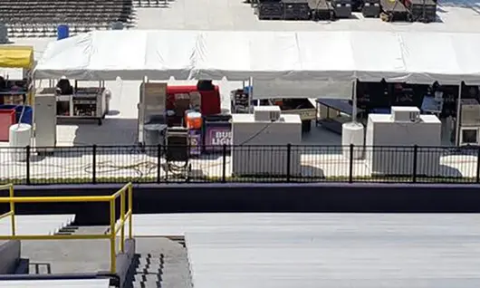 Temporary fence