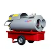 Grey and red FROSTFGHTR Heater, 420,000-500,000 BTU/h, Diesel/Oil, Ducted