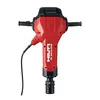 Red and black HILTI Demolition Breaker Hammer, Electric-powered, 60 lbs.