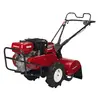 Red Honda 8 horsepower Walk-behind Rear Tine Tiller