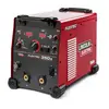 Red and black LINCOLN Arc Welder, 350 Amps, WCC, Inverter, Electric Powered