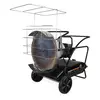 Black MI-T-M Infrared Heater, 115,000 BTU/h, Diesel Powered