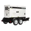 White and black MULTIQUIP 56-64 kW Towable Generator, Tier 4 Diesel
