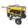 Yellow and gray WACKER 5,500-5,900 W Portable Generator, Gas