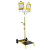 Yellow and black SOUTHWIRE Portable Light Stand, 2,000W, Metal Halide
