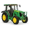Green John Deere farm tractor
