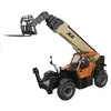 Orange and beige JLG variable reach forklift