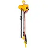 yellow chain hoist product shot
