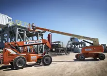 boom lift extended 