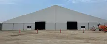 Temporary industrial tent
