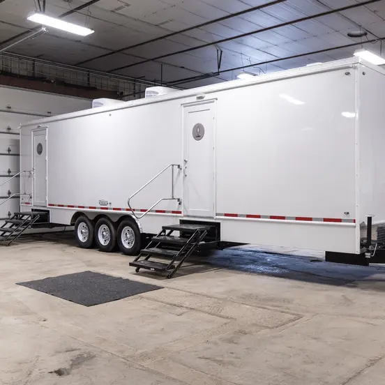 13 Station Event Restroom Trailer Exterior