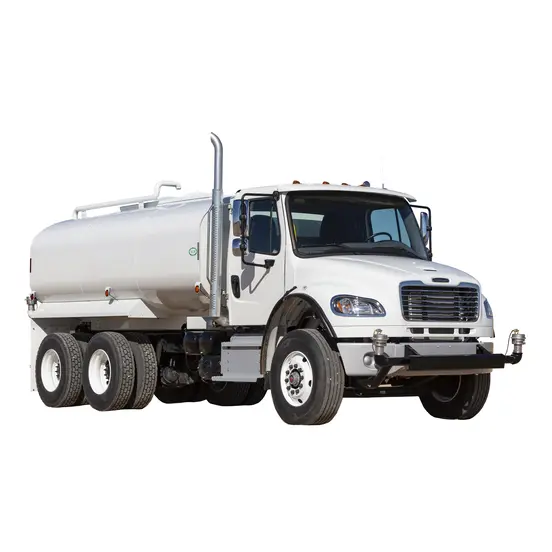 White Freightliner Water Truck