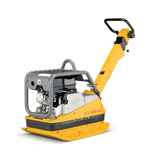 Yellow Wacker Reversible Vibratory Plate Compactor
