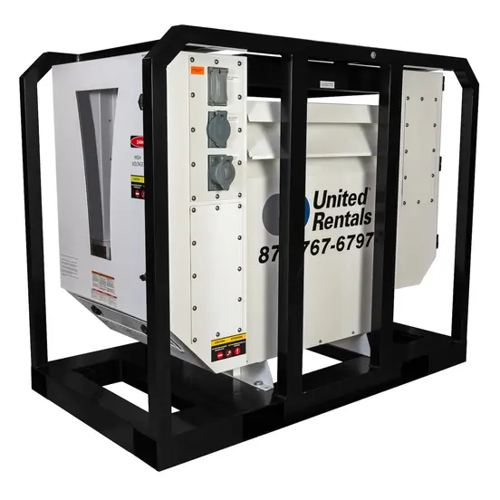 White and black 1,000 kVA Step Down Transformer, 4,160V to 480V