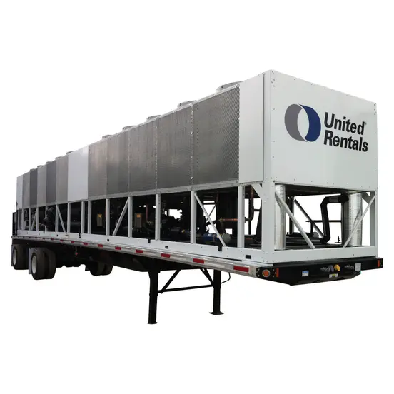 Air-cooled Chiller System, 500-ton, 460V, Electric Powered