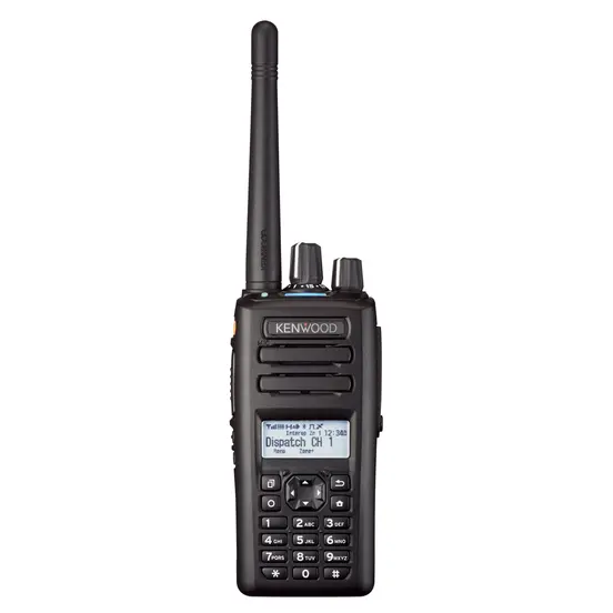 Black KENWOOD Two-way Radio, Digital, Explosion-proof, UHF, 450MHz