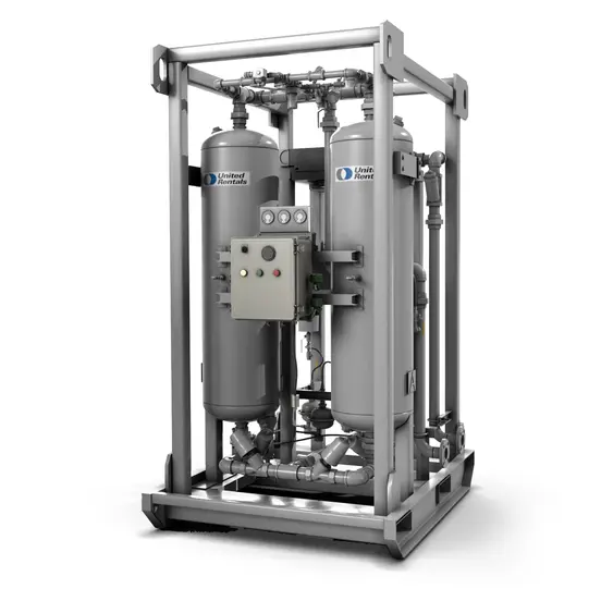 Silver Parker Desiccant Air Dryer