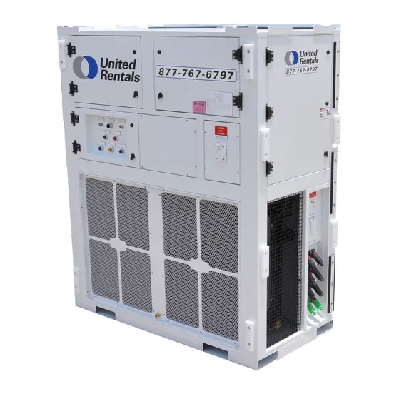 White electric 10-ton Vertical Air Conditioner