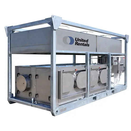 Silver electric Commercial Air Conditioner with Heat