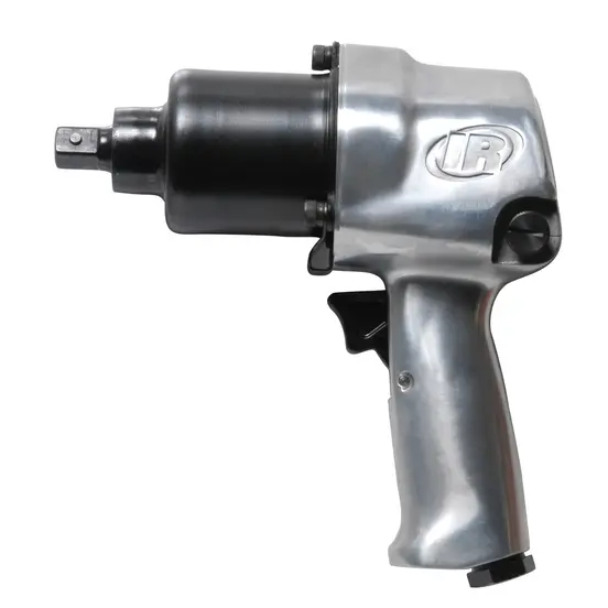Silver and black INGERRAND Air Impact Wrench, 1/2 in.