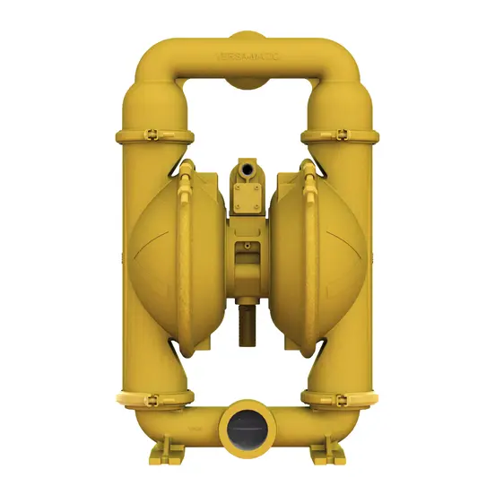 Yellow VERSAMATIC Diaphragm Pump, 3 in., Air Operated