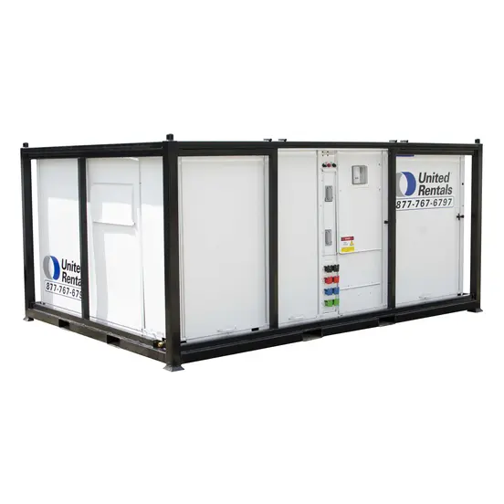 White and black Trane 30-ton electric air conditioner