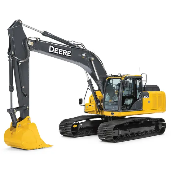 Yellow, gray and black JOHN DEERE 49,000-54,000 lb. Excavator