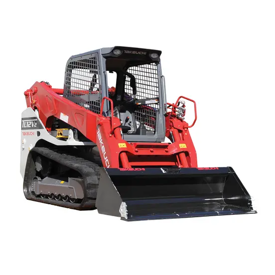Red Takeuchi track loader