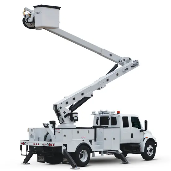 White Versalift Boom Lift Bucket Truck