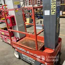2018 Skyjack SJ12 Self-Propelled One-Person Lift